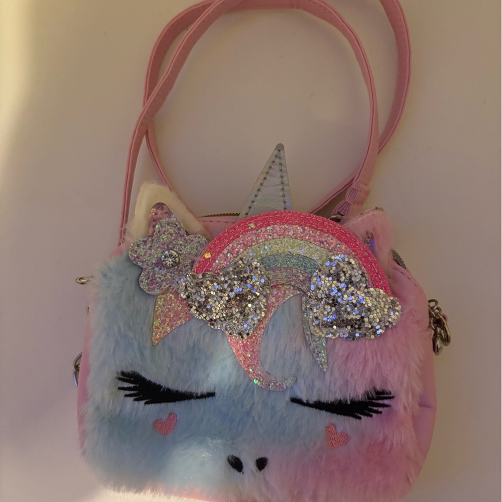Girls mini unicorn purse